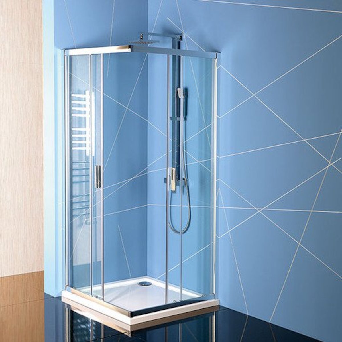 Sprchový kout čtverec 80x80 cm Polysan Easy EL5215 Polysan