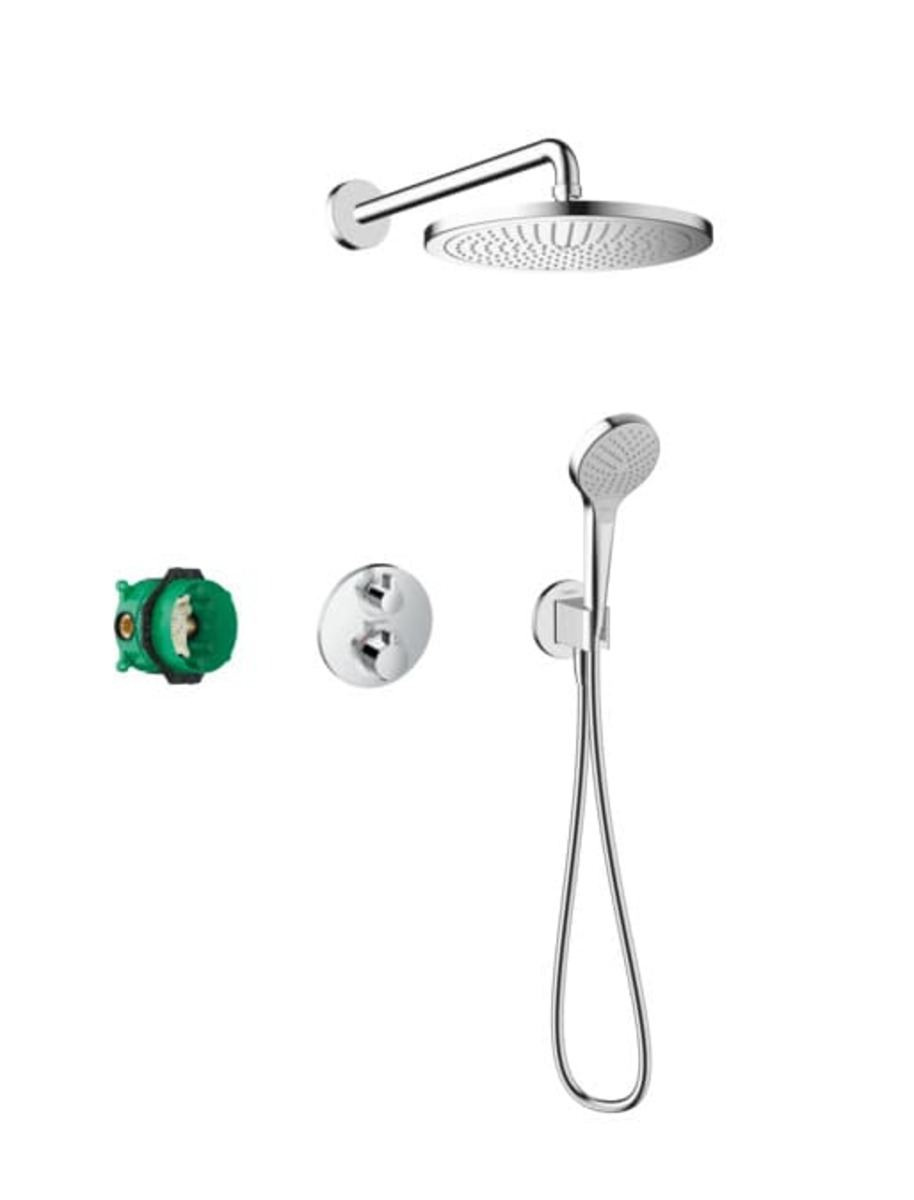 Sprchový systém Hansgrohe Croma pod omítku s termostatickou baterií chrom 27954000 Hansgrohe