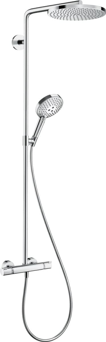 Sprchový systém Hansgrohe Raindance Select S na stěnu s termostatickou baterií chrom 27633000 Hansgrohe