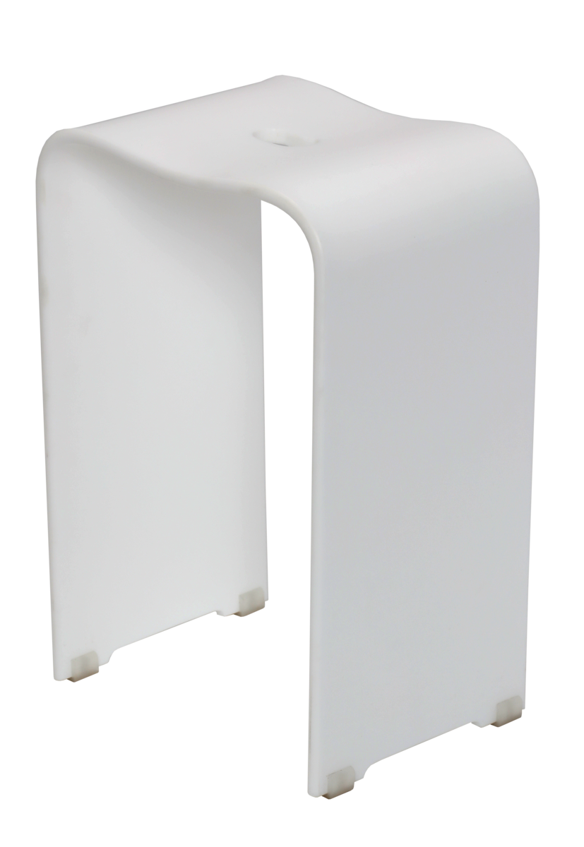 Stolička sprchová SAT volně stojící plast bílá SATSTOLPLASTB SAT