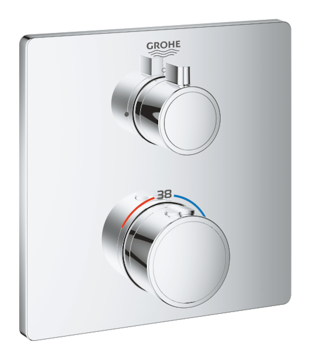 Termostat Grohe Grohtherm bez podomítkového tělesa chrom 24078000 Grohe