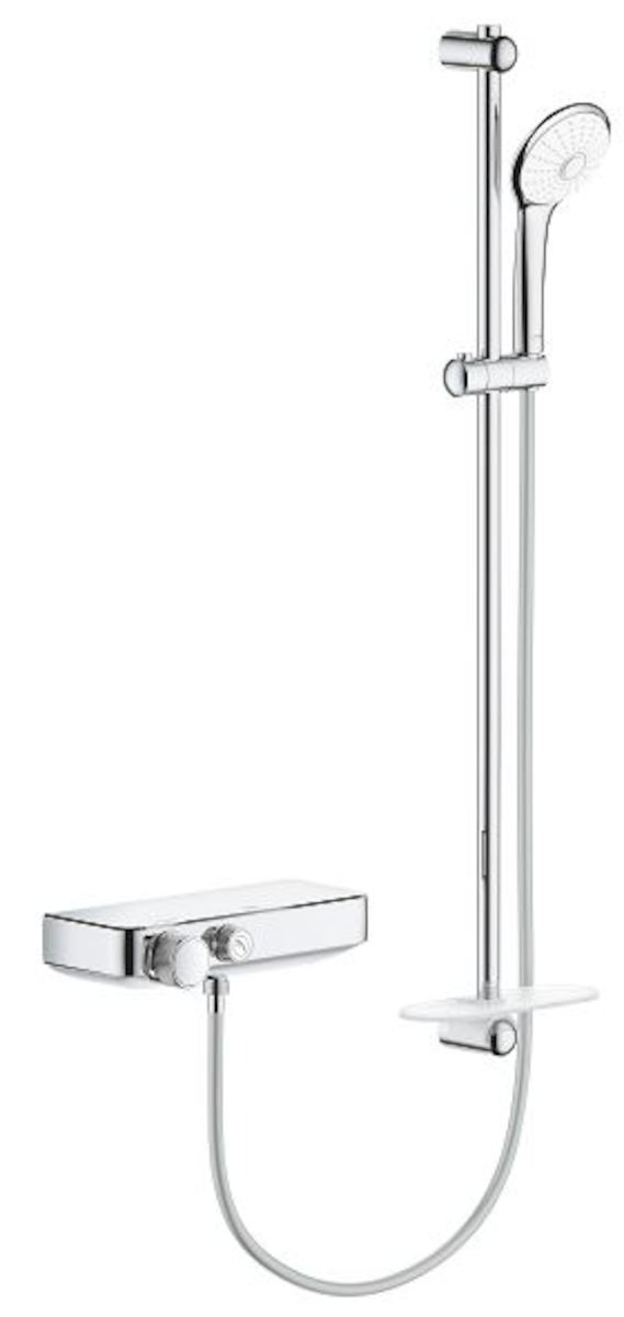 Termostat Grohe Smart Control s termostatickou baterií 150 mm chrom 34721000 Grohe