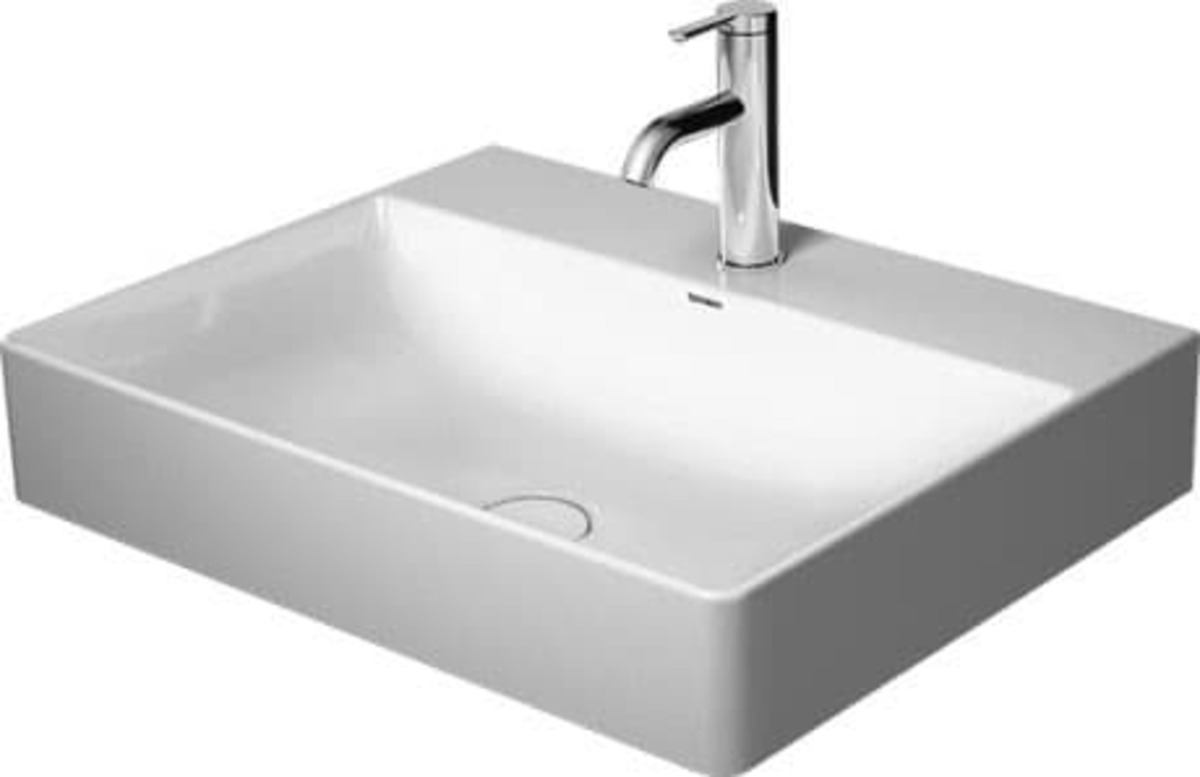 Umyvadlo Duravit DuraSquare 60x47 cm bez přepadu 23536000711 Duravit