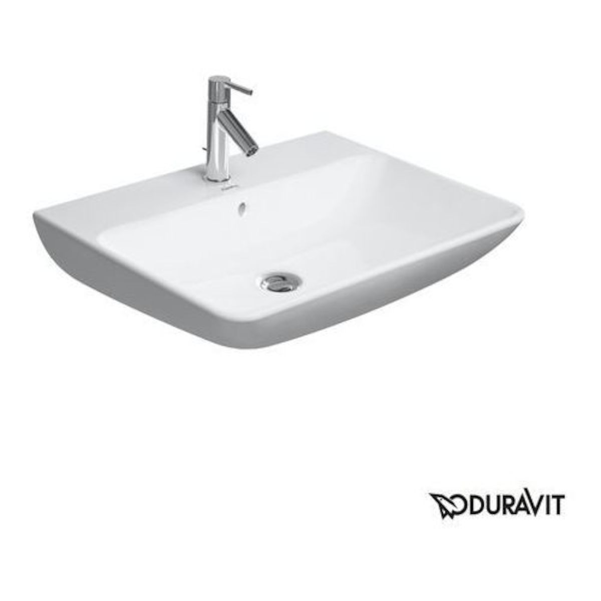 Umyvadlo Duravit Me By Starck 60x46 cm otvor pro baterii uprostřed 2335600000 Duravit