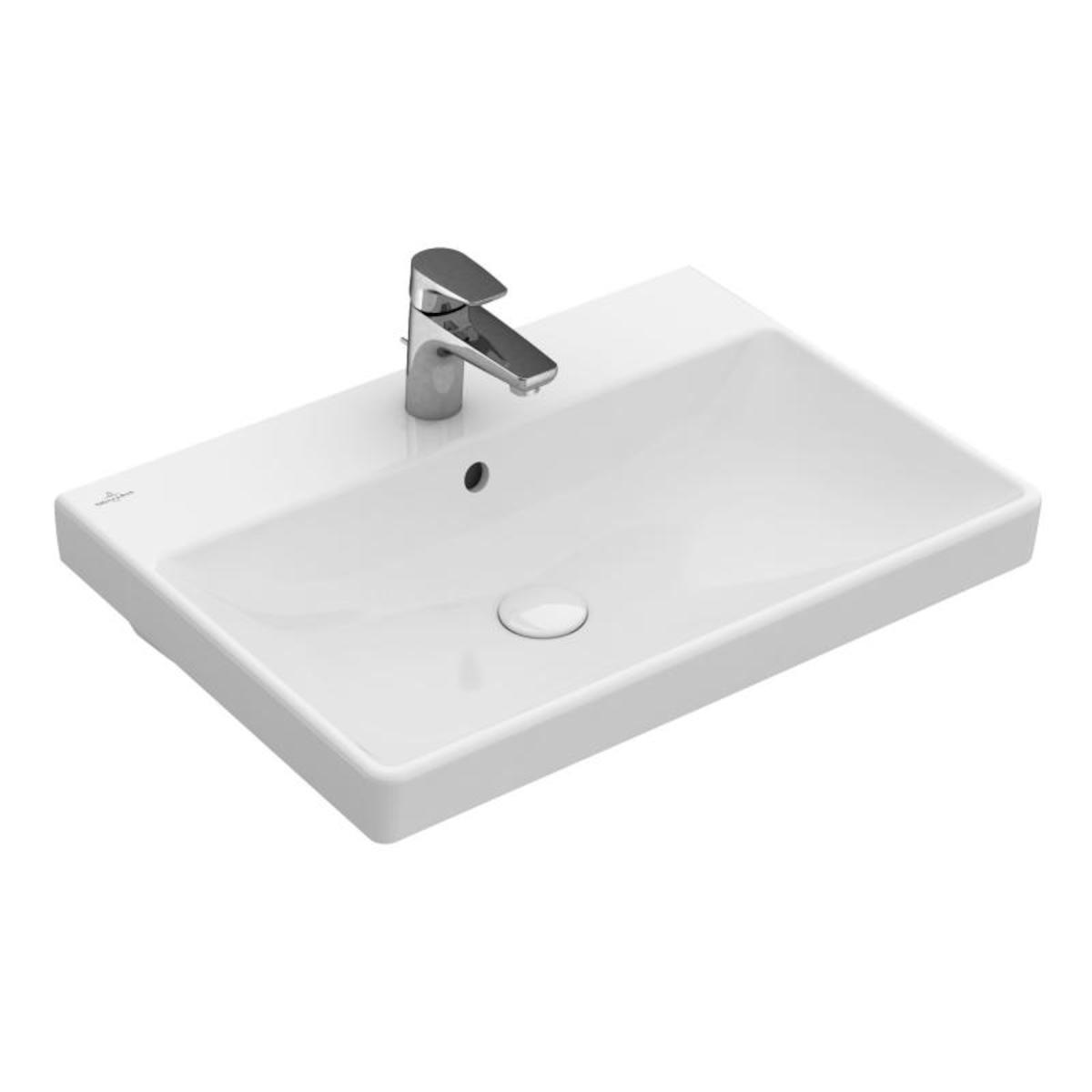 Umyvadlo Villeroy & Boch Avento 60x47 cm otvor pro baterii uprostřed 41586001 Villeroy & Boch