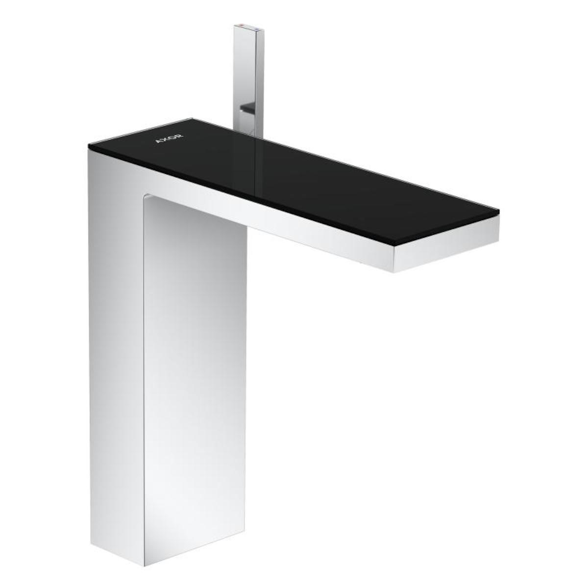 Umyvadlová baterie Hansgrohe Axor MyEdition s clic-clacem chrom/černé sklo 47020600 Hansgrohe