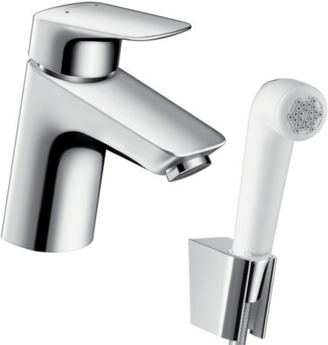 Umyvadlová baterie Hansgrohe Logis s bidetovou sprškou chrom 71290000 Hansgrohe