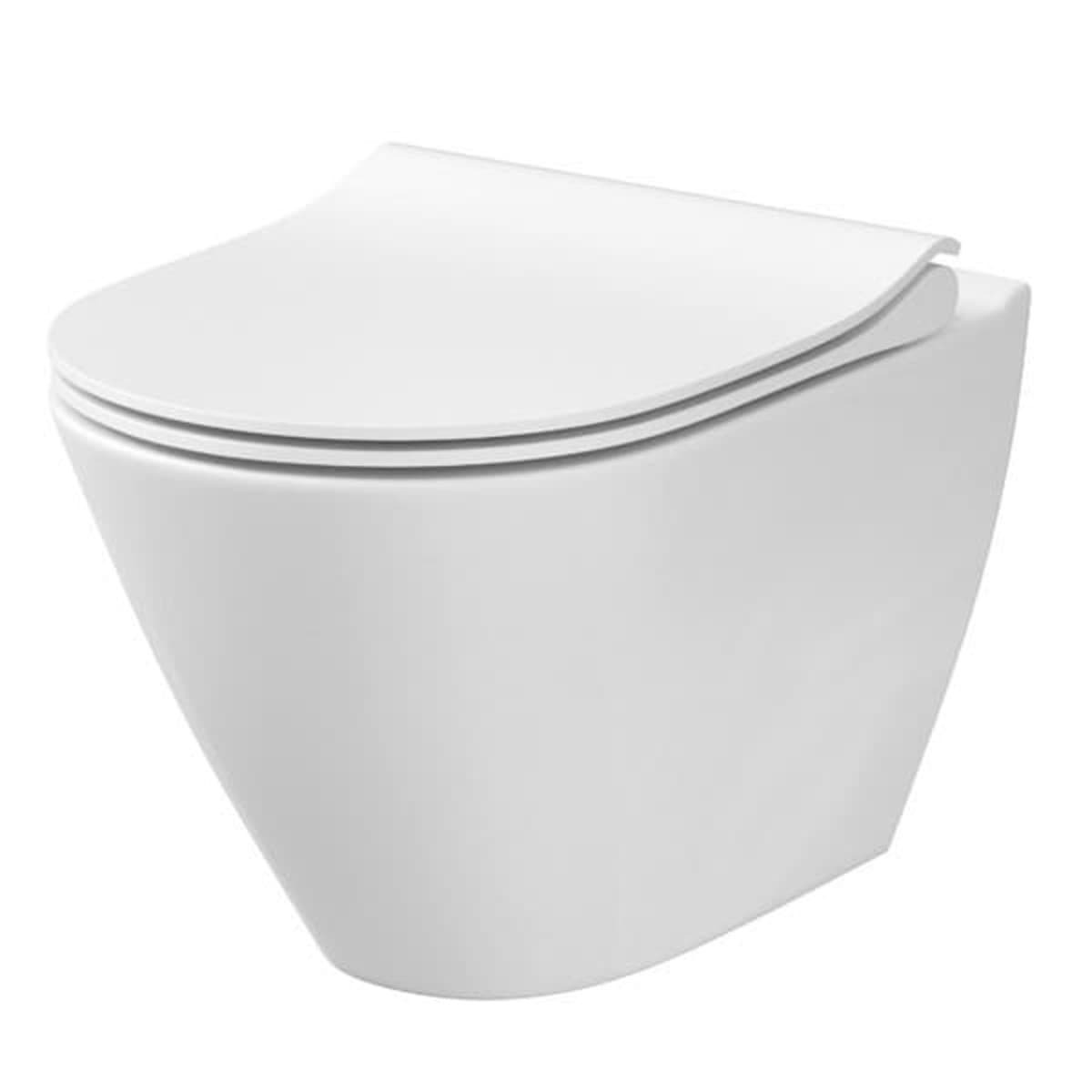 Wc s prkénkem softclose závěsné Cersanit City zadní odpad K701-104-ECO Cersanit