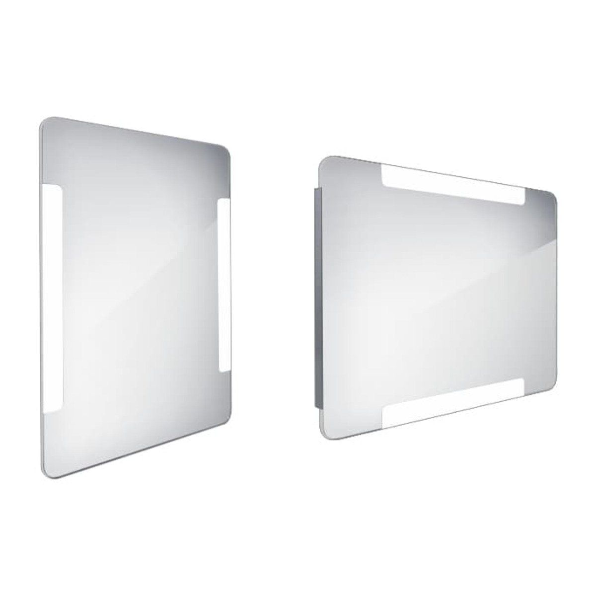 Zrcadlo bez vypínače Nimco 80x60 cm hliník ZP 18002 Nimco