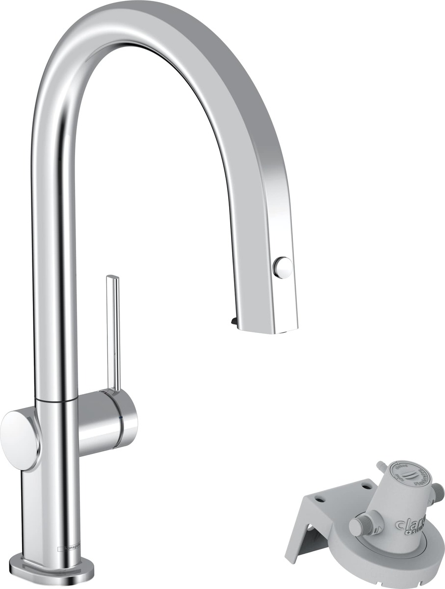 Dřezová baterie Hansgrohe Aqittura bez výpusti chrom 76826000 Hansgrohe