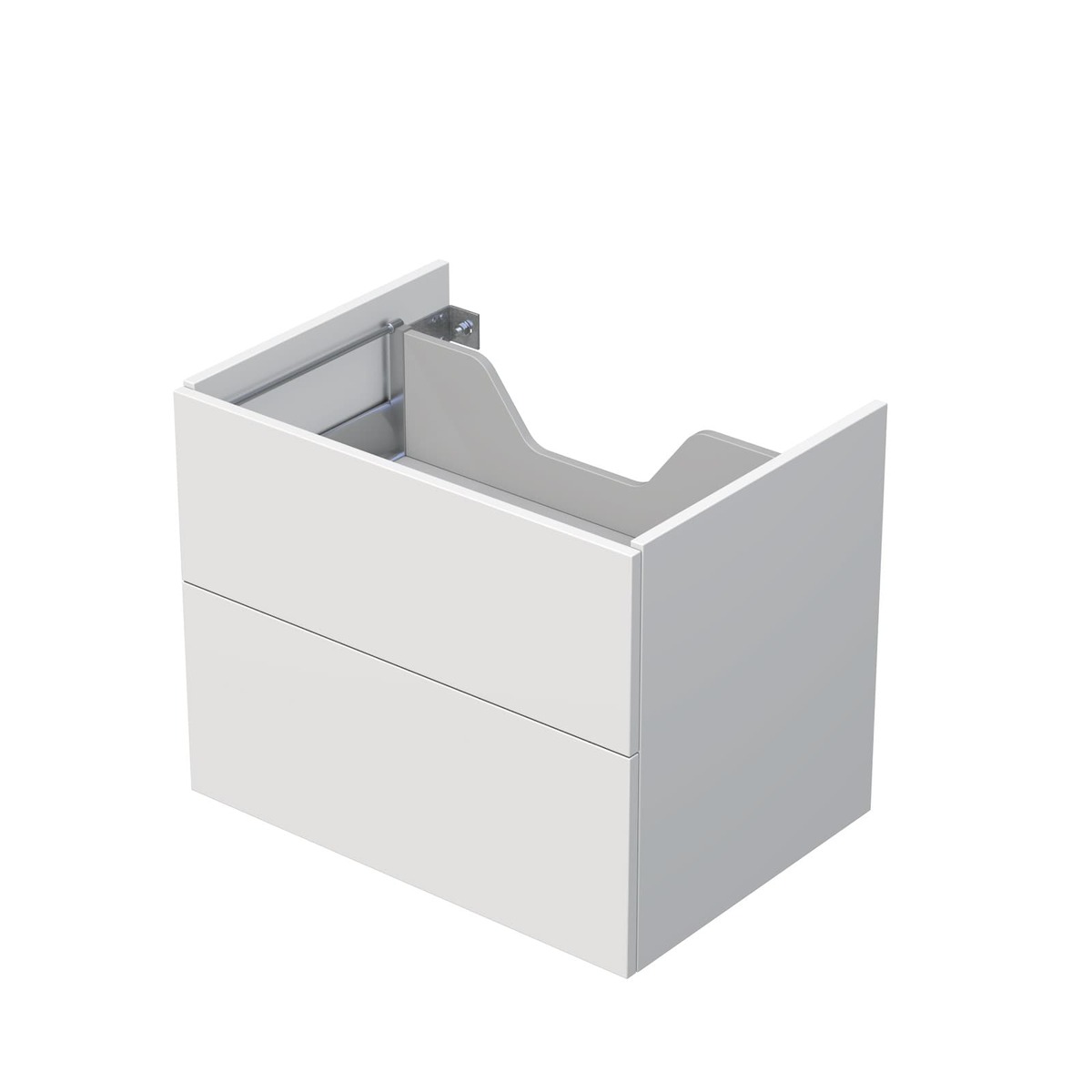 Koupelnová skříňka pod desku se 2 zásuvkami Naturel Ratio 70x56x50 cm bílá mat ZB702Z56PU.A3416 Naturel