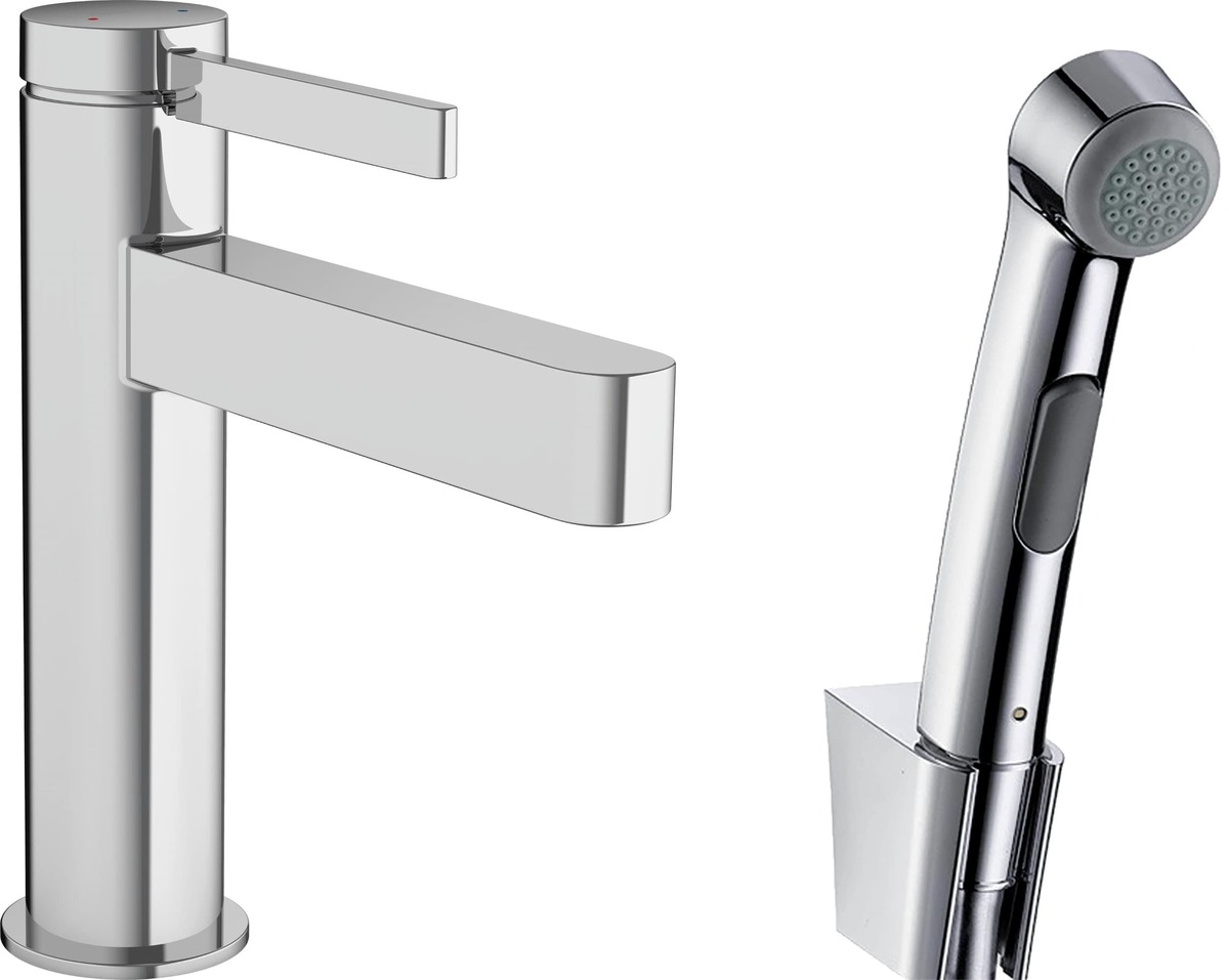 Umyvadlová baterie Hansgrohe Finoris s bidetovou sprškou chrom 76210000 Hansgrohe