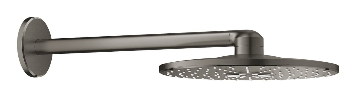 Hlavová sprcha Grohe Rainshower SmartActive včetně sprchového ramena kartáčovaný hard graphite 26475AL0 NO BRAND