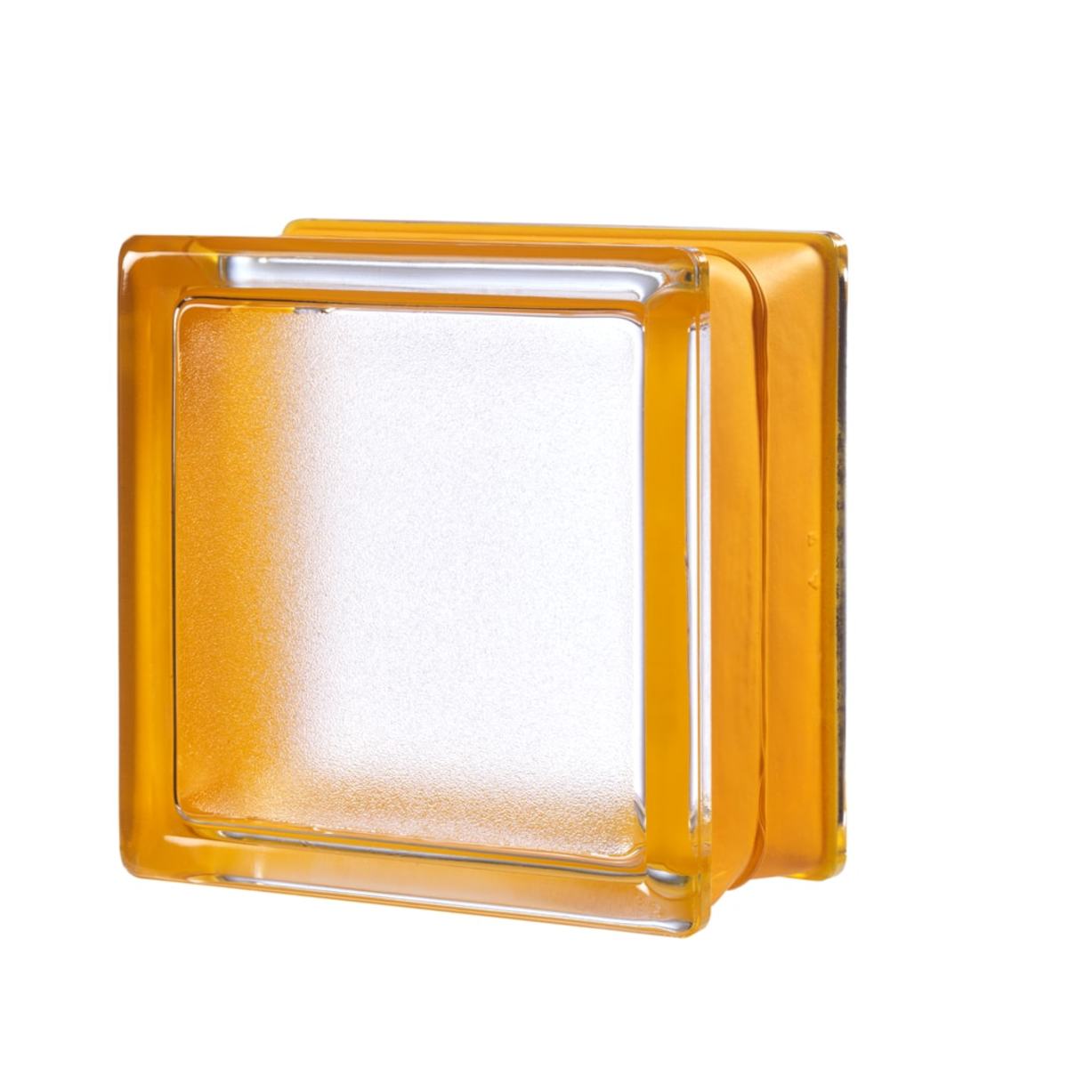 Luxfera Glassblocks MiniGlass meruňková 15x15x8 cm sklo MGSAPR Glassblocks