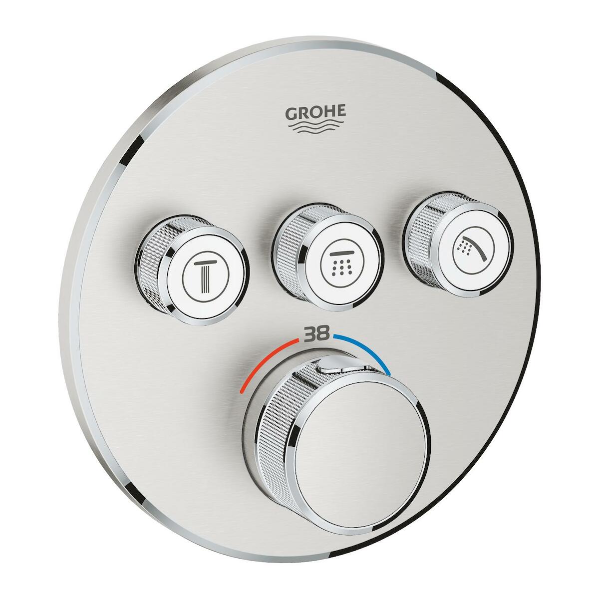 Termostat Grohe Smart Control s termostatickou baterií supersteel 29121DC0 Grohe