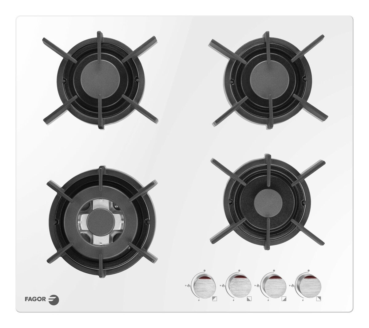 Plynová varná deska Fagor bílá 3CFI4BGLSTA Fagor