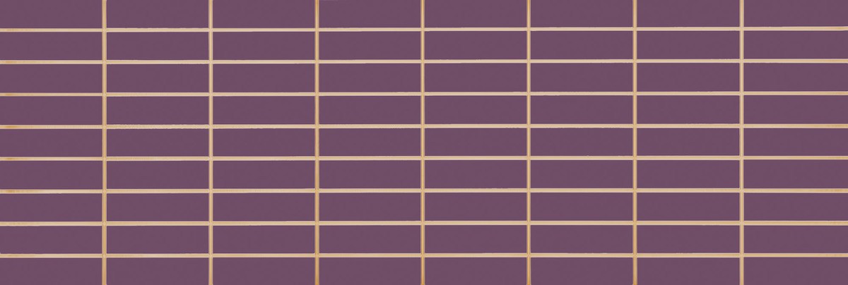 Dekor Fineza Velvet violeta prořez 25x73 cm lesk MVELVETVI Fineza