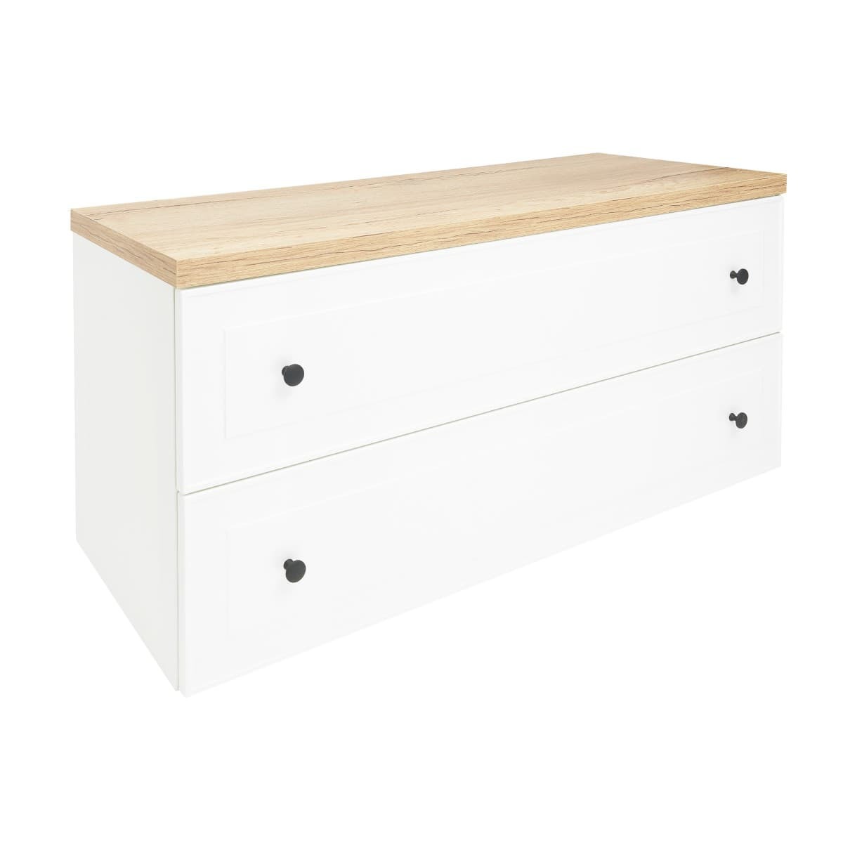 Koupelnová skříňka pod desku Naturel Forli 120x45x46 cm bílá lesk FORLI120BIDBEZ Naturel