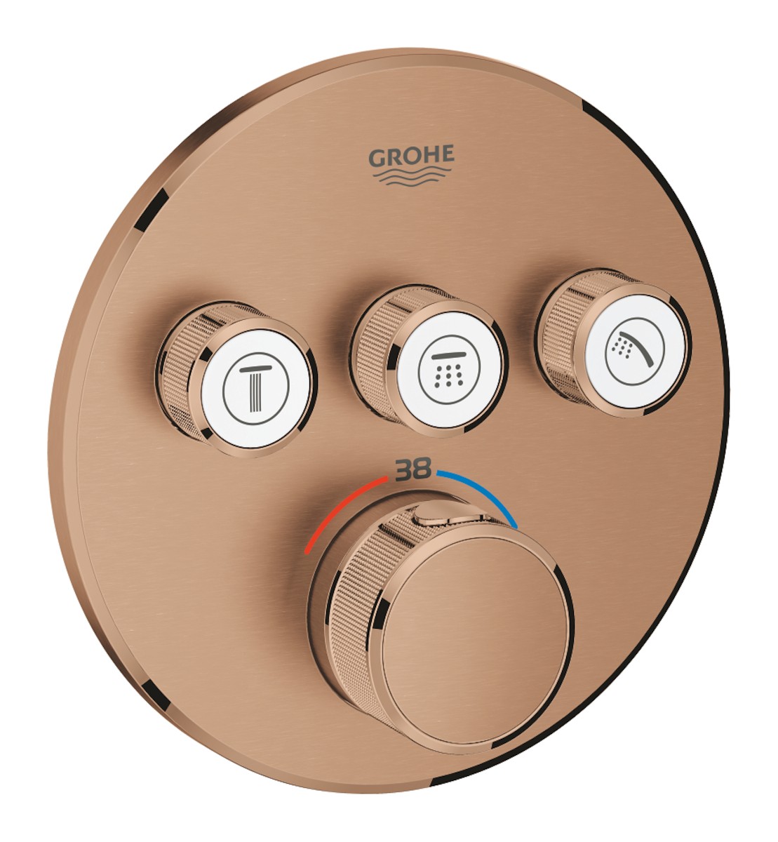 Termostat Grohe Smart Control s termostatickou baterií Brushed Warm Sunset 29121DL0 Grohe