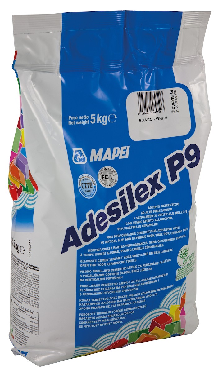 Lepidlo Mapei Adesilex P9 bílá 5 kg C2TE ADESILEXP95B Mapei