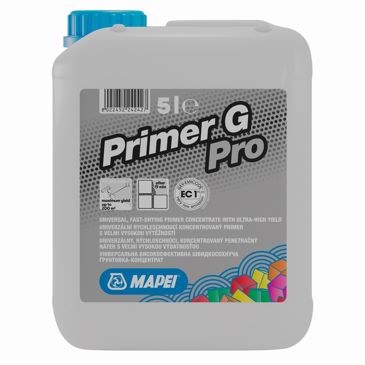 Penetrace Mapei Primer G Pro 5 litr PRIMERGPRO5 Mapei