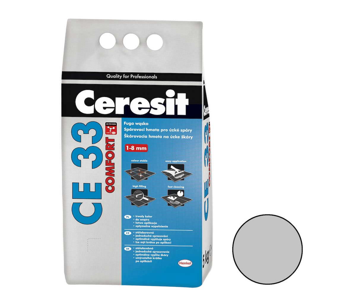 Spárovací hmota Ceresit CE 33 manhattan 5 kg CG2A CE33510 Ceresit