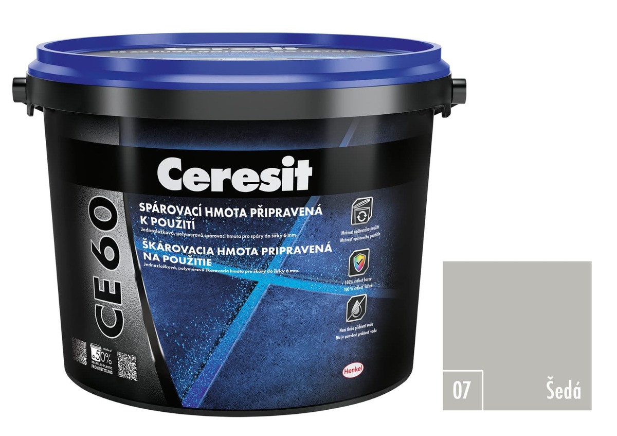 Spárovací hmota Ceresit CE 60 šedá 2 kg CE60207 Ceresit