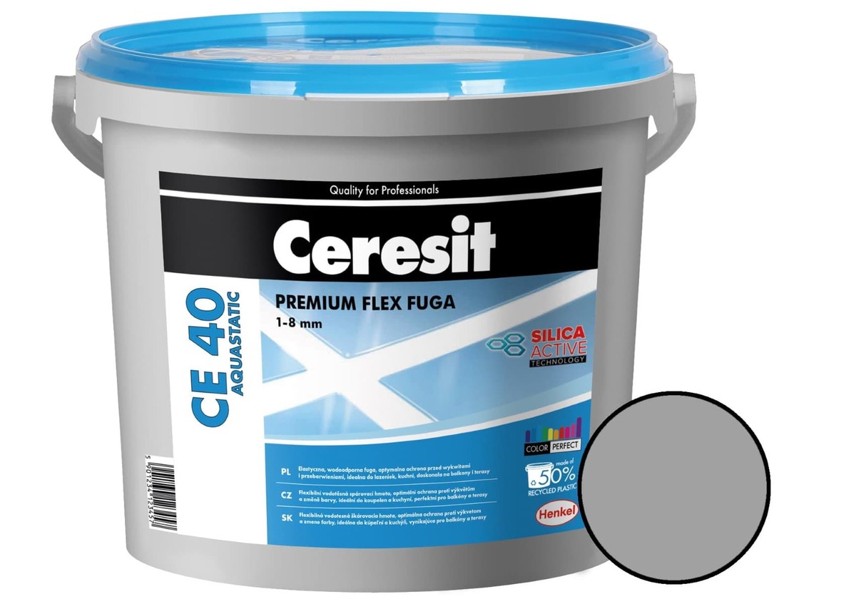 Spárovací hmota Ceresit šedá 5 kg CE405107 Ceresit