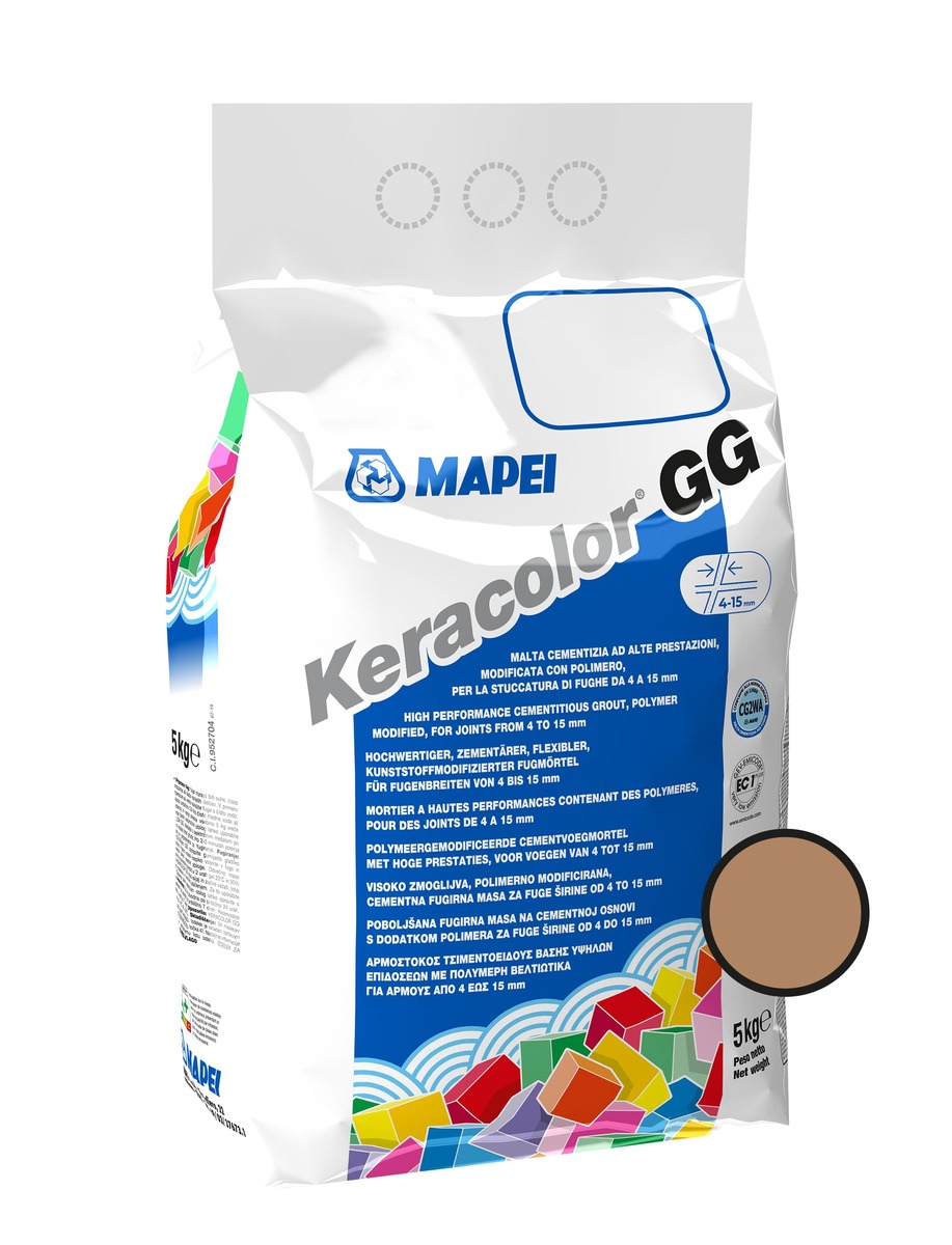 Spárovací hmota Mapei Keracolor GG hnědá - 142 5 kg CG2WA KERACOLG5142 Mapei