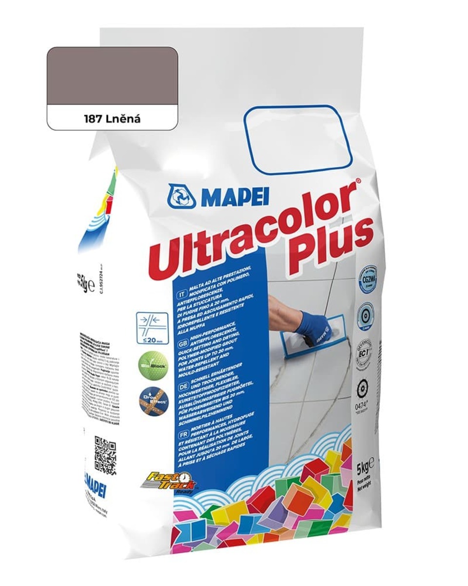 Spárovací hmota Mapei Ultracolor Plus lněná 5 kg CG2WA MAPU187 Mapei