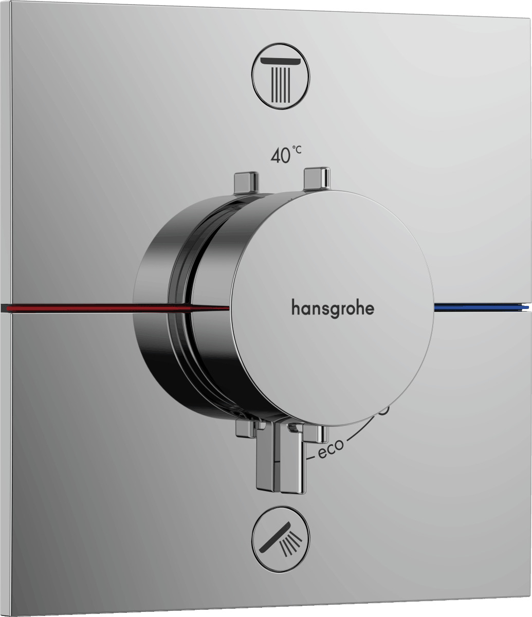 Vanová baterie Hansgrohe ShowerSelect Comfort E bez podomítkového tělesa chrom 15572000 Hansgrohe