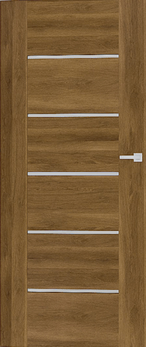 Interiérové dveře Naturel Aura levé 60 cm dub polský AURADPL60L Naturel