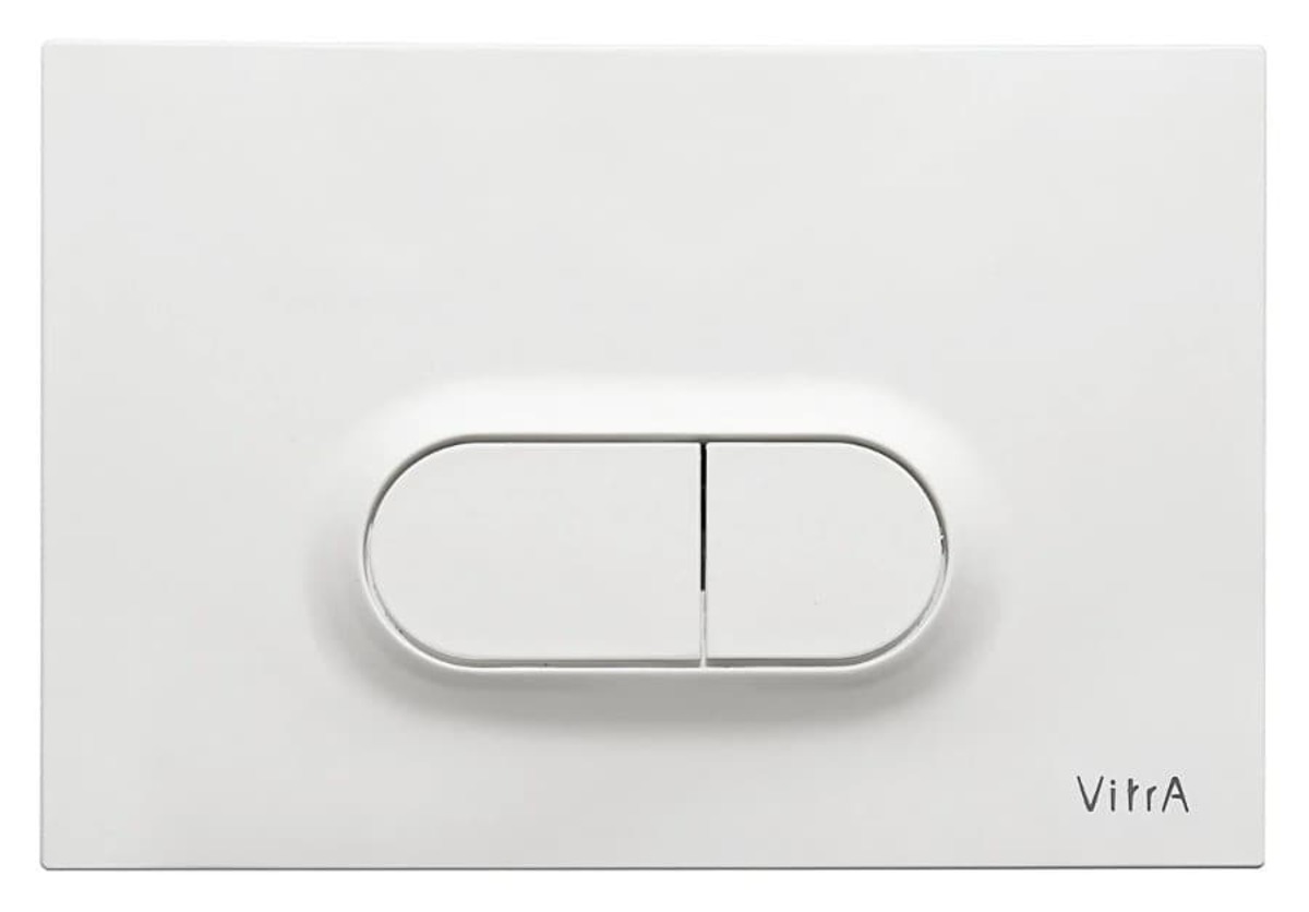 Ovládací tlačítko VitrA Loop O plast bílé lesklé 740-0500 Vitra