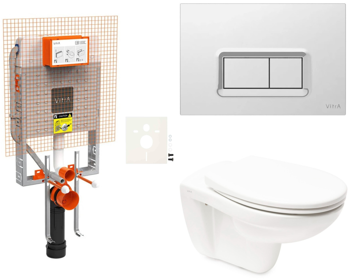 Závěsný wc set k zazdění Vitra Normus SIKOVZNOR54680 NO BRAND