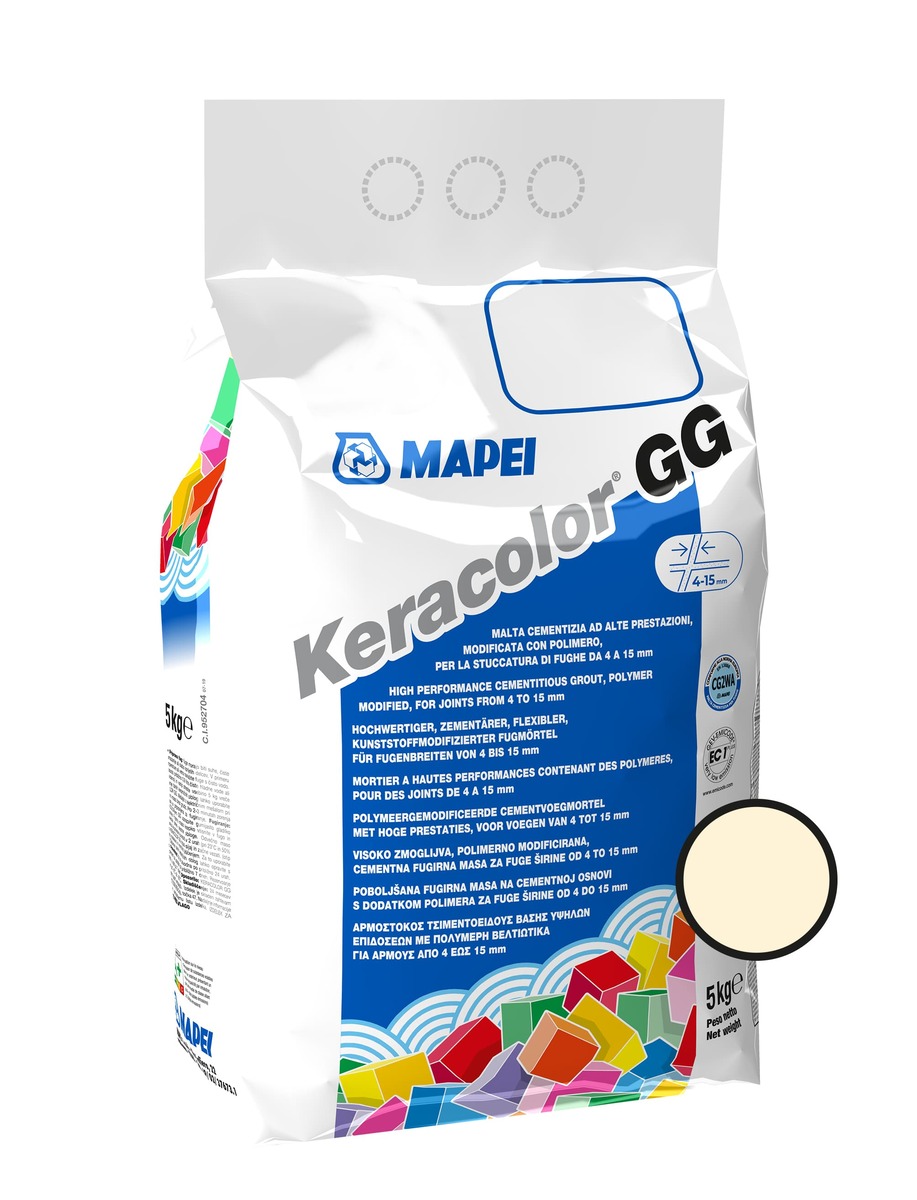 Spárovací hmota Mapei Keracolor GG vanilka 5 kg CG2WA KERACOLG5131 Mapei