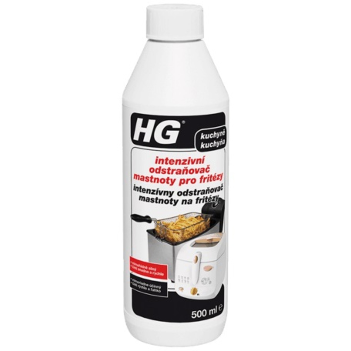 HG intenzivní odstraňovač mastnoty pro fritézy HGOMF HG