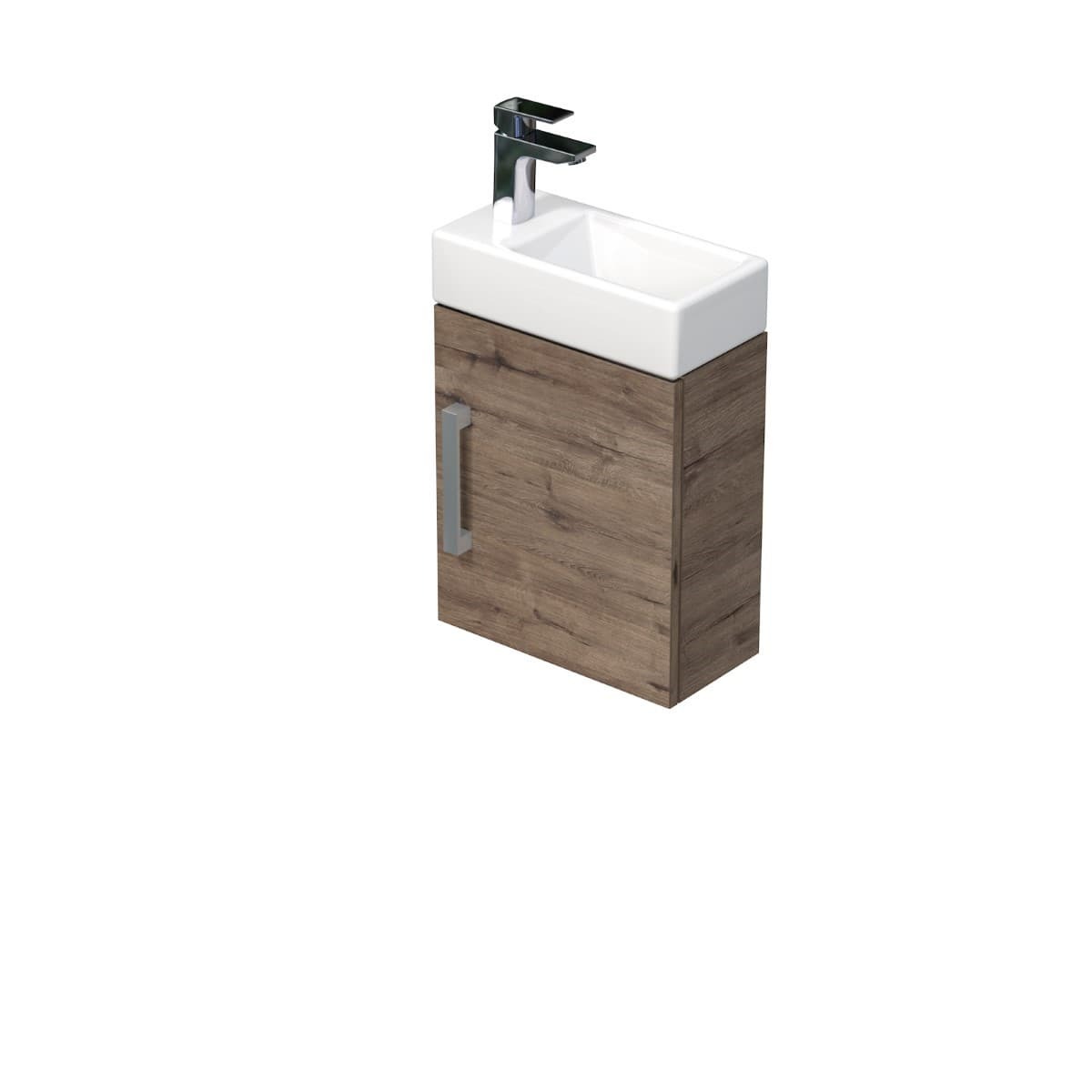 Koupelnová skříňka s umyvadlem SAT Cube Way 40x47