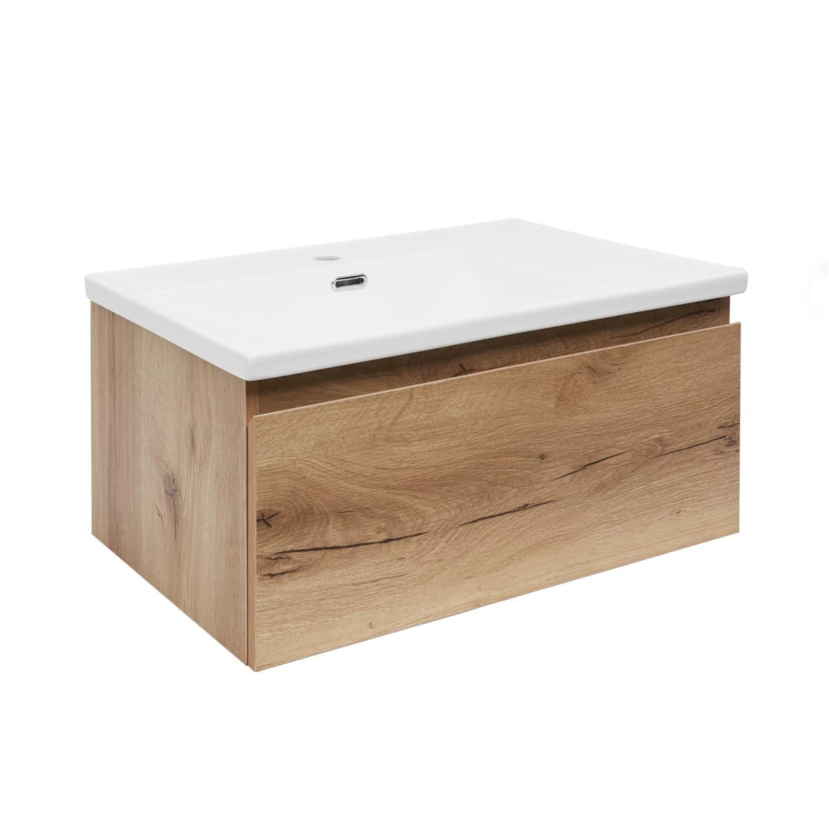 Koupelnová skříňka s umyvadlem SAT B-WAY 59x30x45 cm dub mat BWAY60OAKU1 SAT