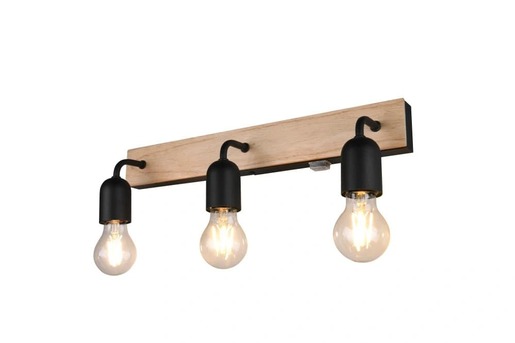 Osvětlení Trio Arturo 45x12 cm kov dřevo TR284470332 Trio