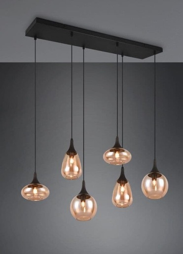 Osvětlení Trio Lumina 93x34 cm kov černá mat TR317000613 Trio