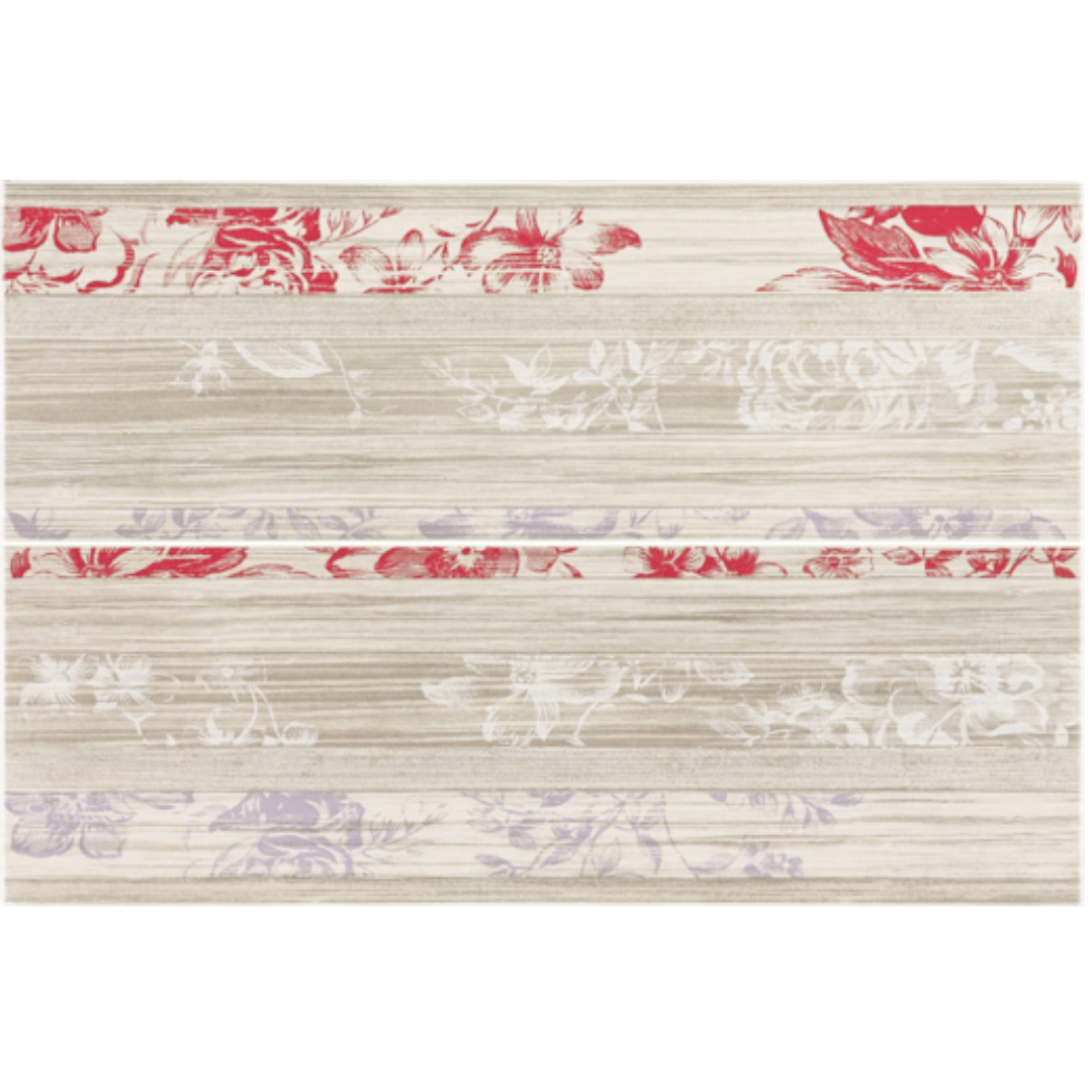 Dekor Rako Charme šedá 20x60 cm mat WITVE036.1 Rako