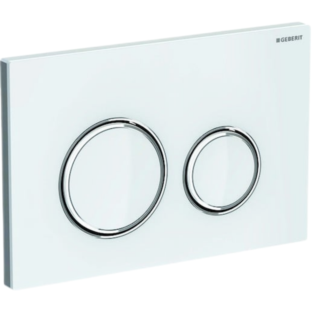 Geberit Sigma21 ovládací tlačítko sklo bílá 115.884.SI.1 Geberit