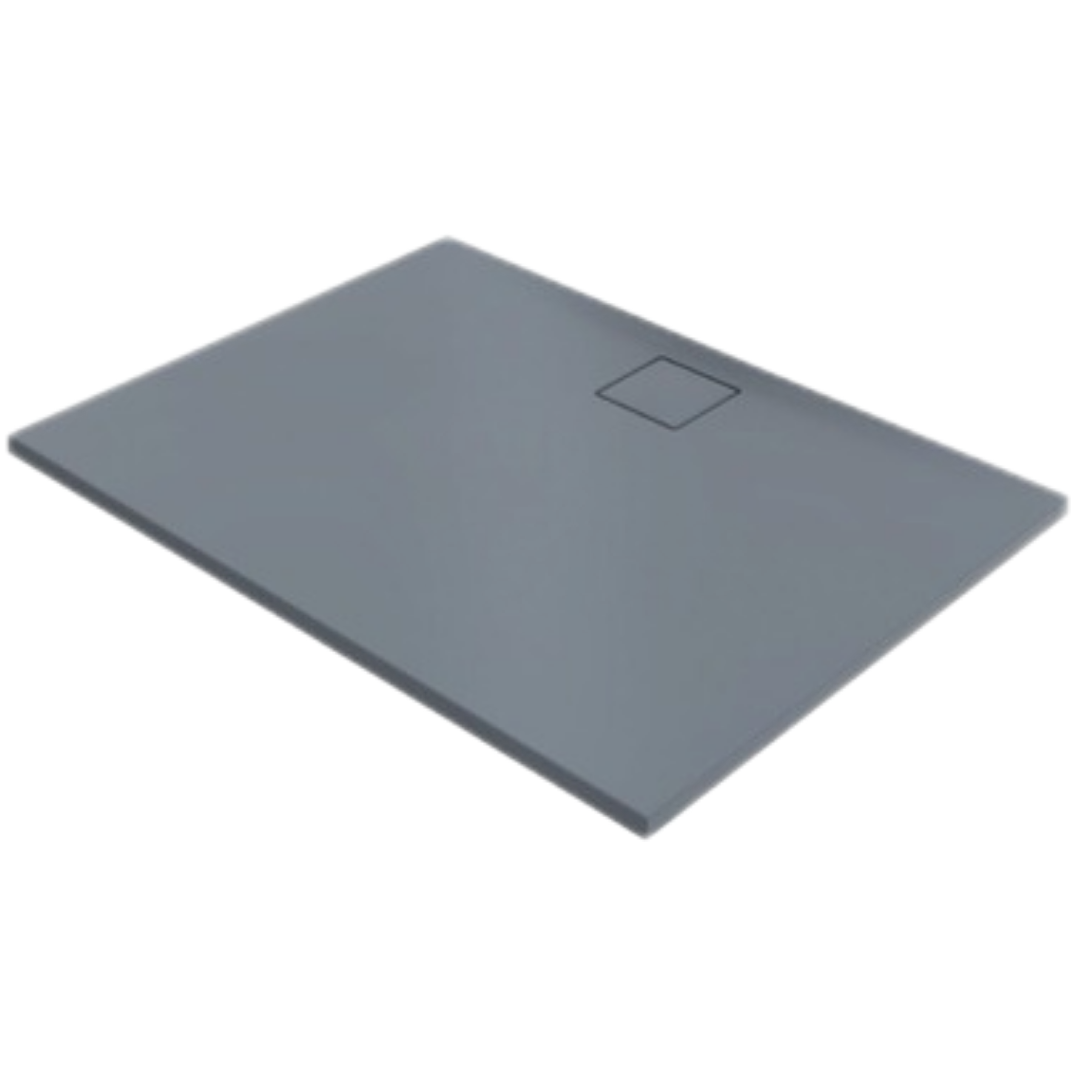 Hüppe EasyFlat sprchová vanička obdélníková 120x80 cm litý mramor šedá matná EF0104.026 Hüppe