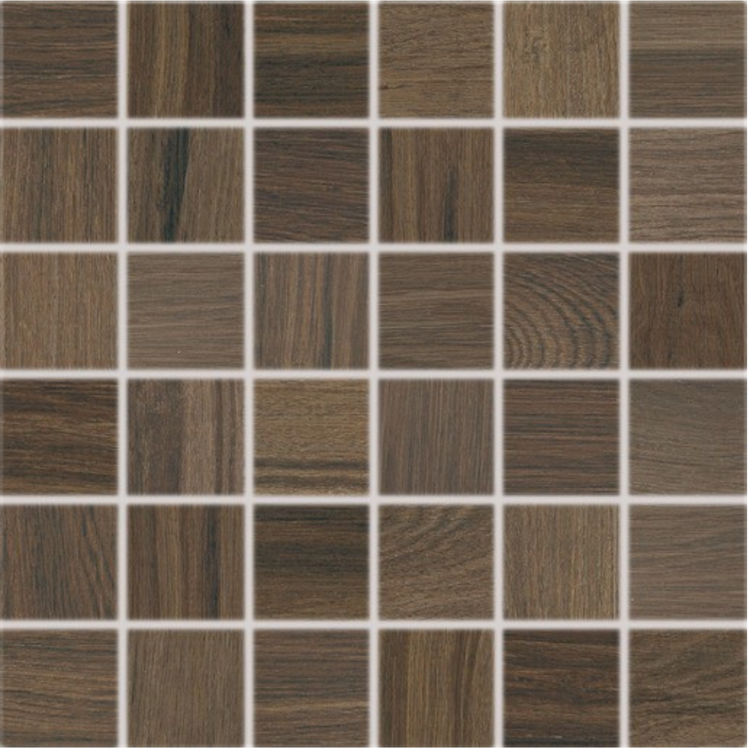 Mozaika Rako Board tmavě hnědá 30x30 cm mat DDM06144.1 Rako