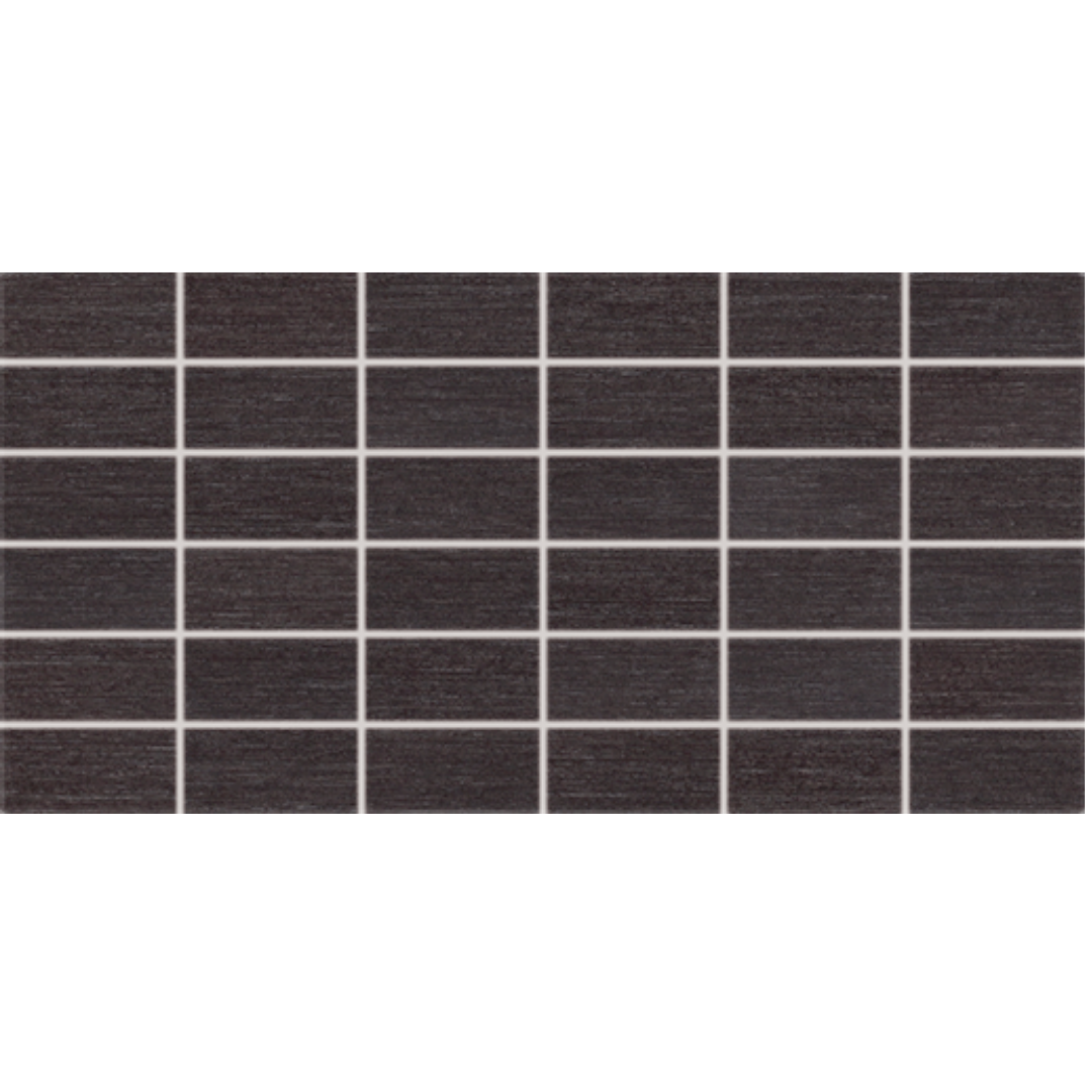 Mozaika Rako Fashion černá 30x60 cm mat DDMBG624.1 Rako