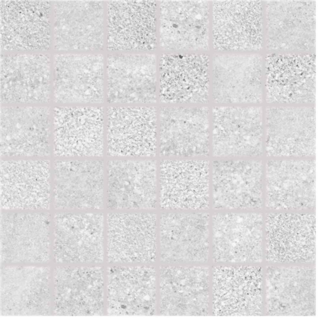 Mozaika Rako Stones světle šedá 30x30 cm mat DDM06666.1 Rako