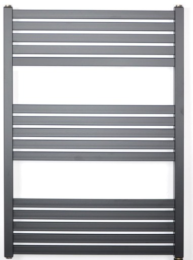 Radiátor kombinovaný SAT KH 80x60 cm černá matná SATRAKH600800BL SAT