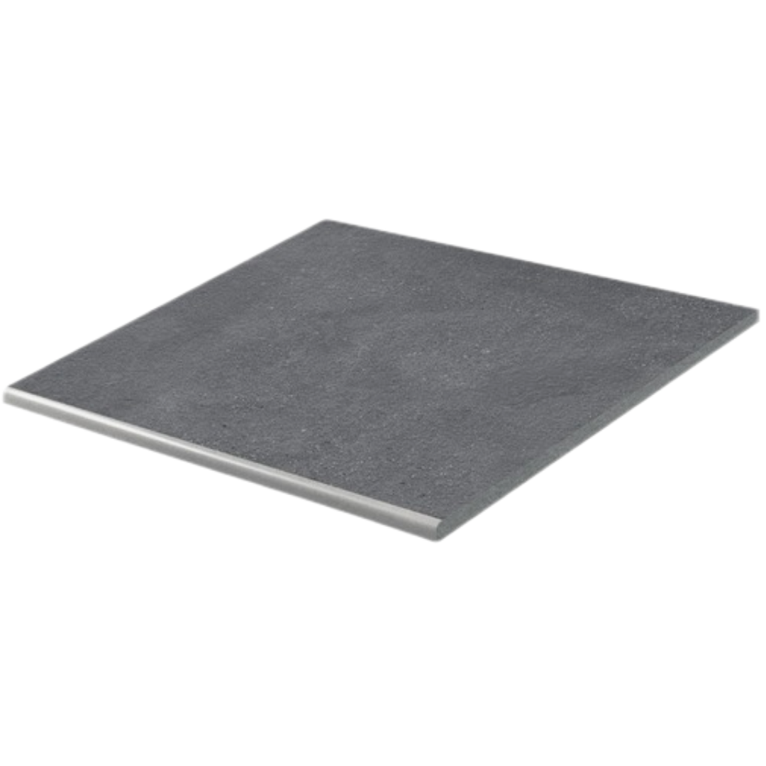 Schodovka Rako Betonico černá 60x60 cm mat DCH66792.1 Rako