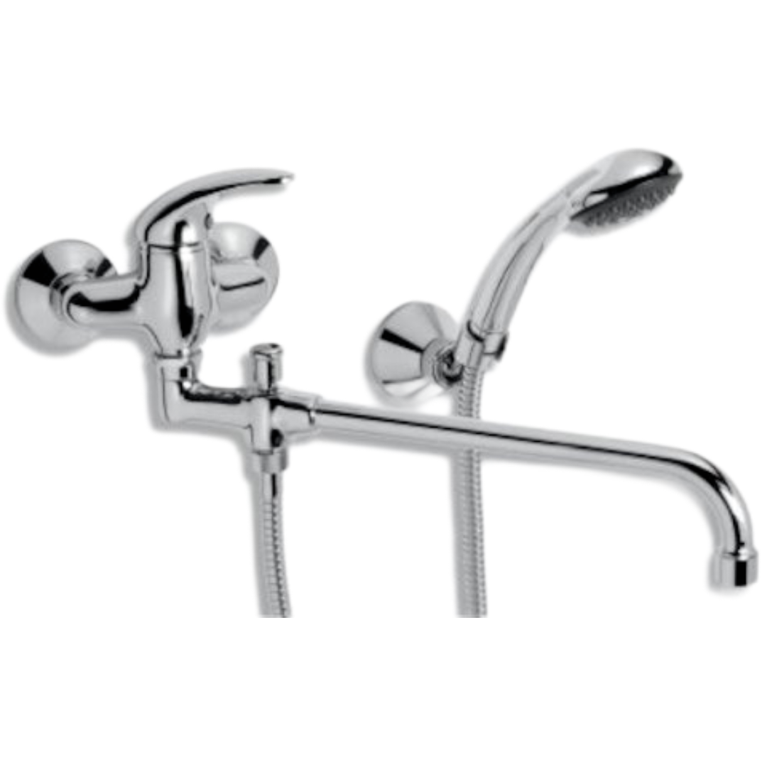 Vanová baterie Novaservis Metalia 55 se sprchovým setem 100 mm chrom 55037.0 Novaservis