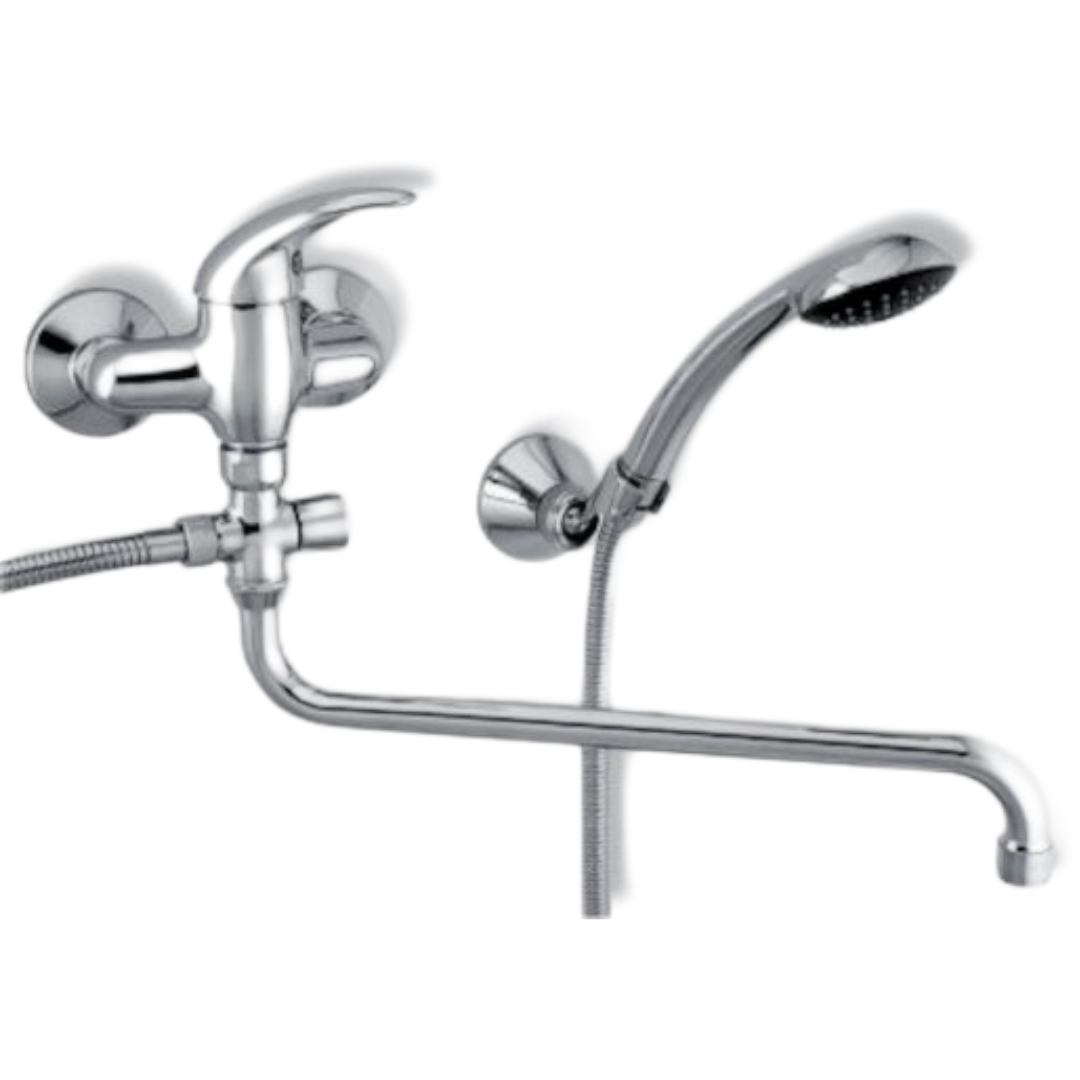 Vanová baterie Novaservis Metalia 55 se sprchovým setem 100 mm chrom 55075L.0 Novaservis